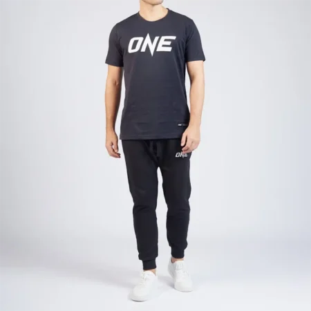 ONE Denim Blue Logo Tee