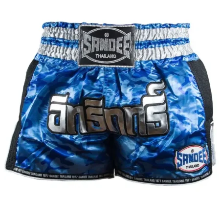 Sandee Muay Thai Shorts Supernatural Power - Blue