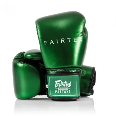 Fairtex BGV22 Metallic Green Muay Thai Gloves