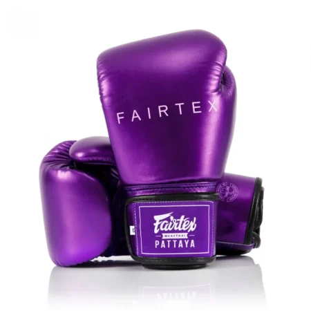 Fairtex BGV22 Metallic Purple Muay Thai Gloves