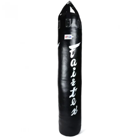 Fairtex HB6 Black 6ft Muay Thai Banana Bag (FILLED)
