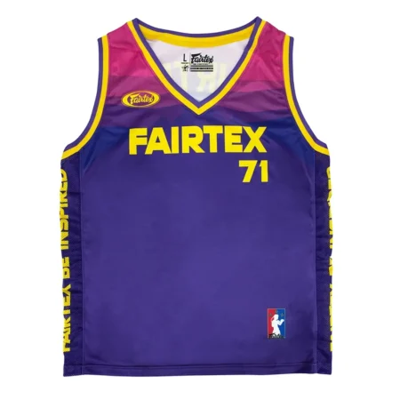 Fairtex JS26 Basketball Jersey Purple Yellow