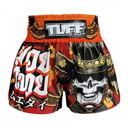 TUFF MS658 Muay Thai Shorts Samurai Skull