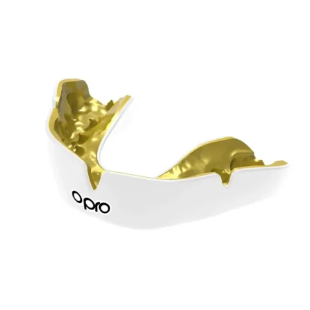 Opro Instant Custom Fit White Gold Mouthguard