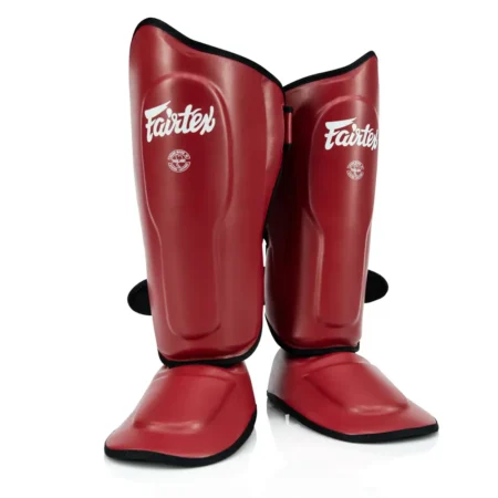 Fairtex SP9 Ultra Ergo Shin Guards Red